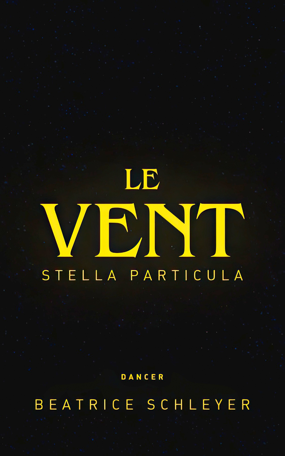 Le Vent poster